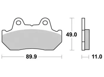 Plaquettes de frein arriere HONDA CBX 1000 1978-1982