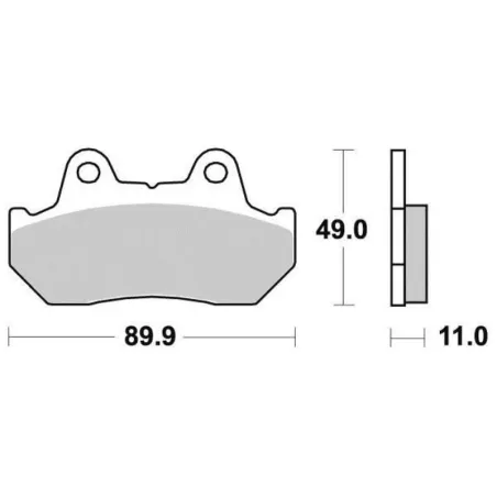 Plaquettes de frein avant HONDA GL 1200 1984-1987 GOLDWING