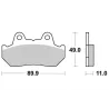 Plaquettes de frein avant HONDA GL 1200 1984-1987 GOLDWING Plaquettes de frein avant HONDA GL 1200 1984-1987 GOLDWING