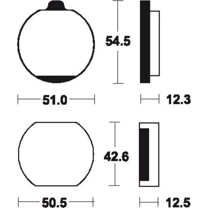 Plaquettes de frein avant KAWASAKI Z 1000 1977-1981