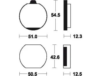 Plaquettes de frein avant KAWASAKI Z 1000 1977-1981