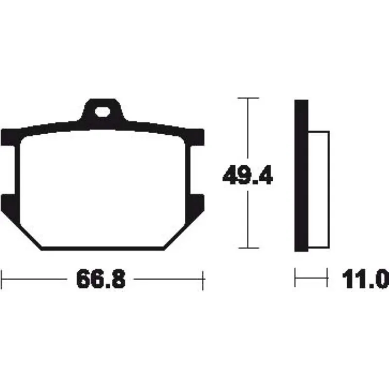 Plaquettes de frein avant YAMAHA SR 500 1987-1992