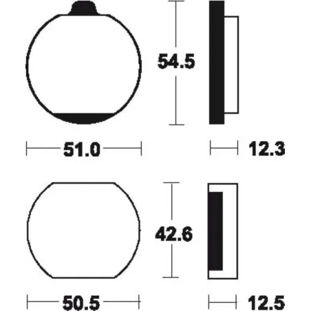 Plaquettes de frein avant KAWASAKI Z 1000 1977-1981