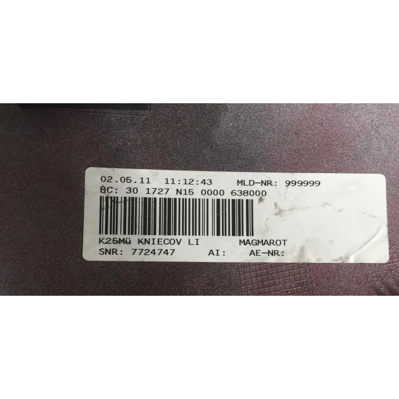 Cache carenage sous selle gauche BMW R 1200 GS 2010-2013 K25
