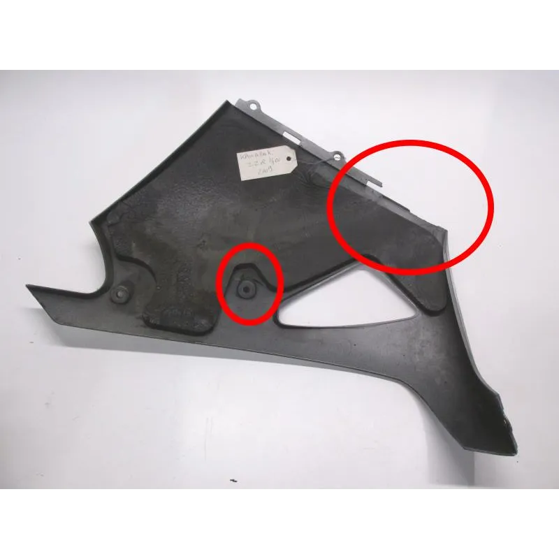 Cache flanc de carenage gauche KAWASAKI ZZR 1400 2008-2011 ABS