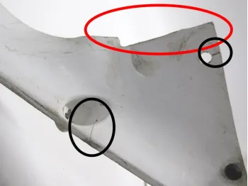 Cache interieur carenage droit HONDA CBR 600 F 1991-1994