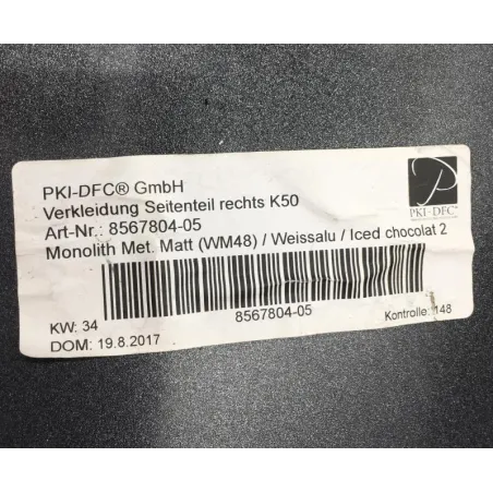 Cache reservoir droit BMW R 1200 GS 2017-2018 LC K50