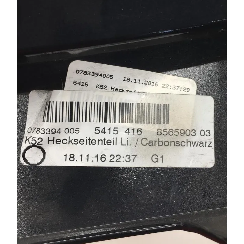 Cache carenage coque arriere gauche BMW R 1200 RT 2014-2018 K52