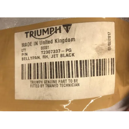 Demi sabot droit TRIUMPH STREET TRIPLE 675 2013-2016