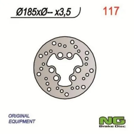 Disque frein arriere SUZUKI RMX 50 1996-2001
