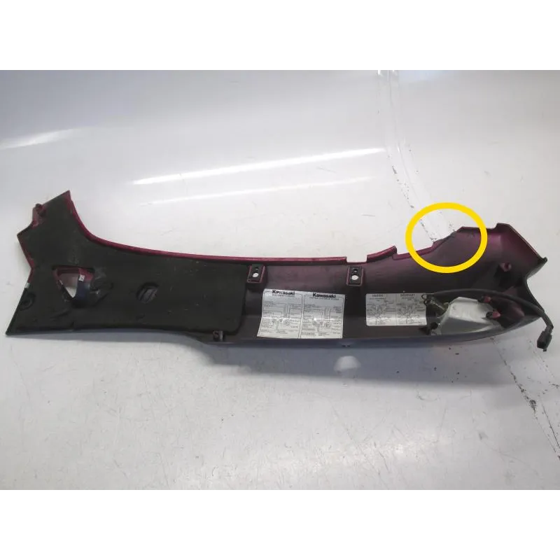 Cache carenage coque arriere droit KAWASAKI ZZR 600 1990-1992