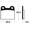 Plaquettes de frein avant BMW R 45 450 1978-1985 Plaquettes de frein avant BMW R 45 450 1978-1985