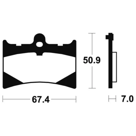 Plaquettes de frein avant APRILIA RS 125 1992-1994