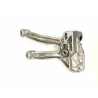 Platine et repose pieds arriere gauche SUZUKI DL 1000 2002-2006 VSTROM Platine et repose pieds arriere gauche SUZUKI DL 1000 2002-2006 VSTROM