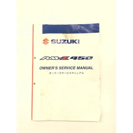 Manuel d'utilisation SUZUKI RMZ 450 2005-2006