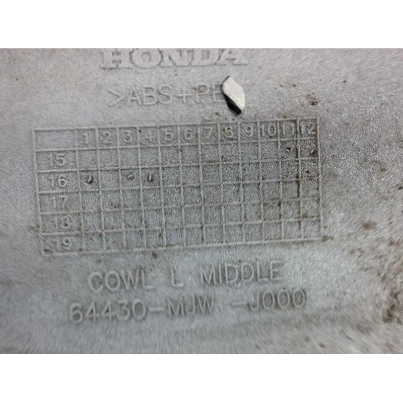 Cache flanc de carenage gauche HONDA CBR 500 R 2016-2018