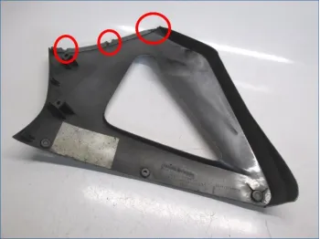Cache flanc de carenage droit HONDA CBR 929 RR 2000-2001 FIREBLADE