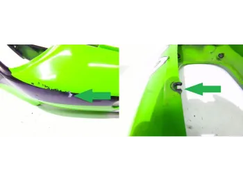 Cache carenage coque arriere KAWASAKI ZX6 R 600 1998-1999 NINJA
