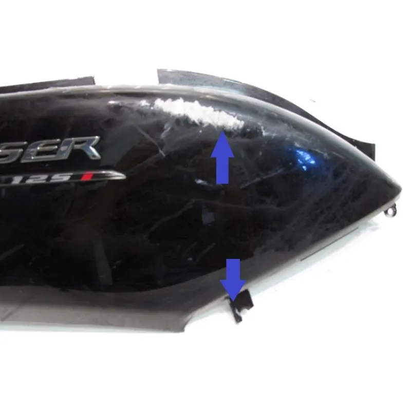 Cache carenage coque arriere droit YAMAHA YPR 125 2006-2009 XMAX