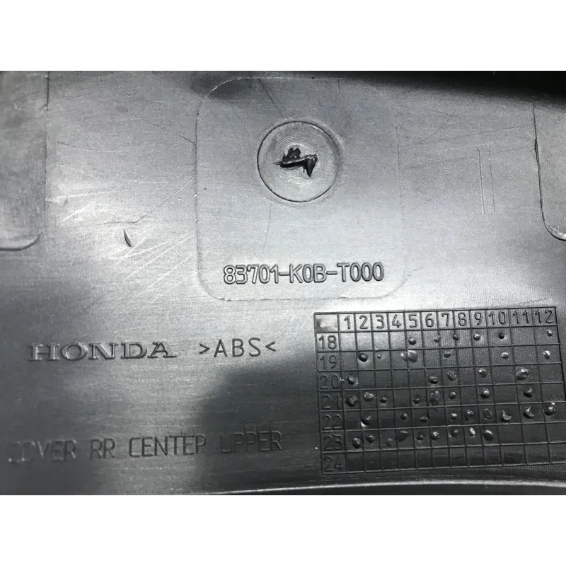 Cache carenage coque arriere HONDA NSS 125 2023-2024 FORZA