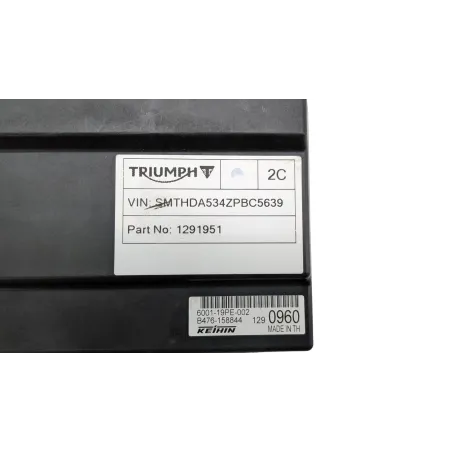 Jeu de serrure contacteur a cle code TRIUMPH STREET TRIPLE 765 R ABS 2020 - 2023