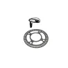 Capteur ABS arriere MOTO MORINI XCAPE 650 2021 - 2025 Capteur ABS arriere MOTO MORINI XCAPE 650 2021 - 2025