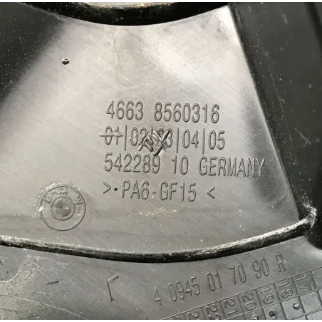 Cache carenage ecope droite BMW R 1250 GS 2019-2023 ADVENTURE