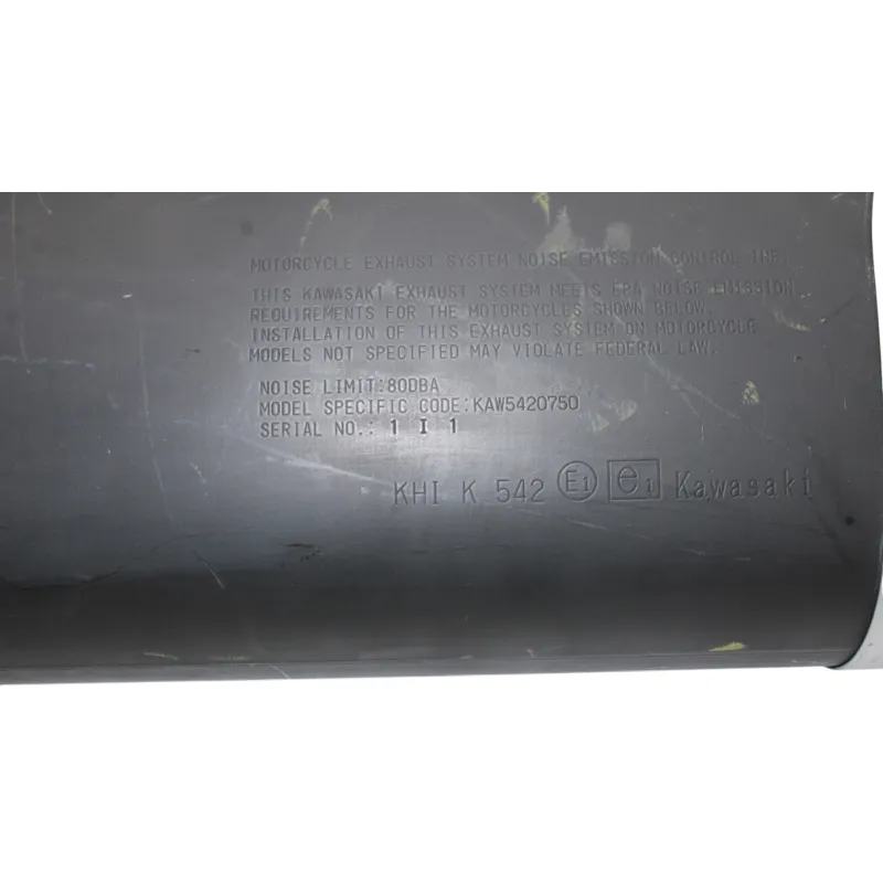 Silencieux (echappement) KAWASAKI Z 750 2007 - 2013