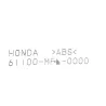 Garde boue avant HONDA CBR 1000 RR FIREBLADE 2010 - 2011 Garde boue avant HONDA CBR 1000 RR FIREBLADE 2010 - 2011