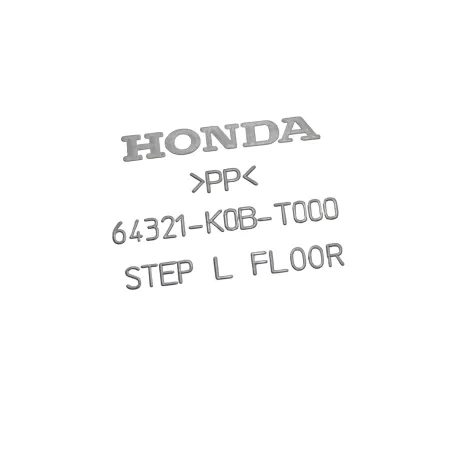 Plancher marche pied gauche HONDA NSS 125 FORZA 2018 - 2020