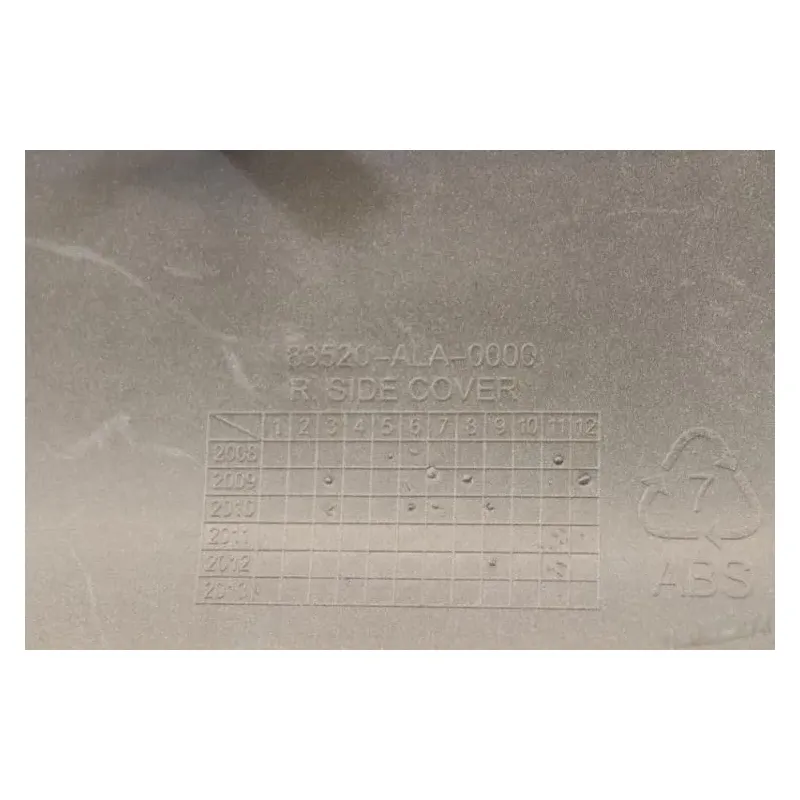 Demi sabot droit SYM FIDDLE II 125 2009 - 2013