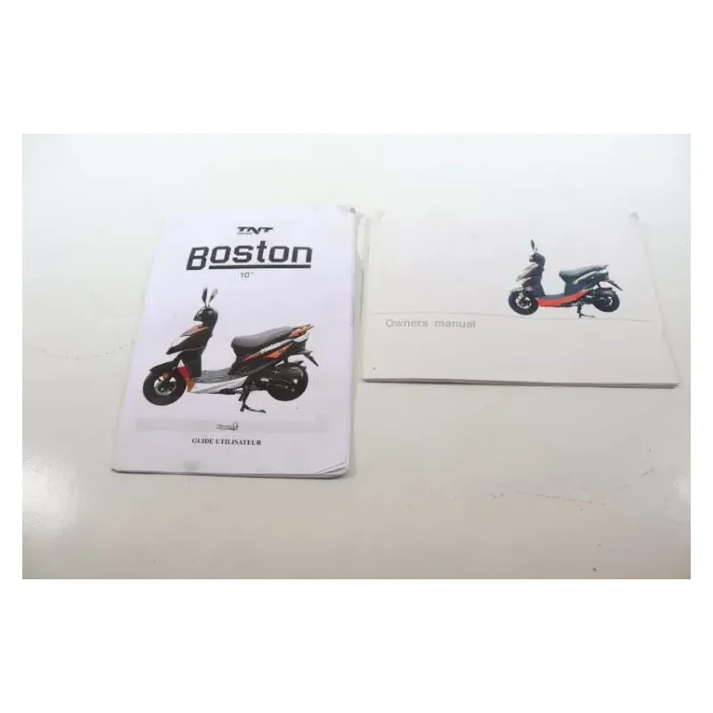 Manuel d'utilisation TNT MOTOR BOSTON 50 2017 - 2020