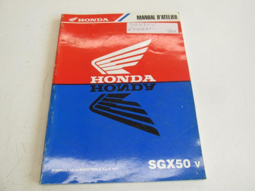 Manuel atelier HONDA SGX 50 1997