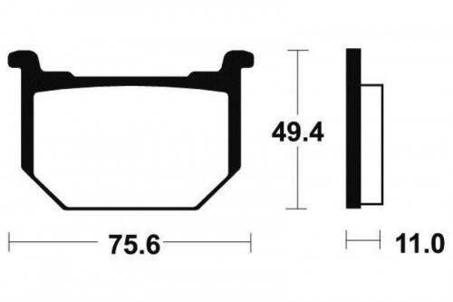 Plaquettes de frein avant SUZUKI GSX 750 1983-1986