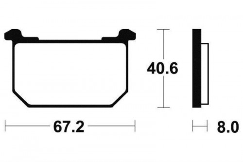 Plaquettes de frein avant KAWASAKI GPZ 1100 1981-1982