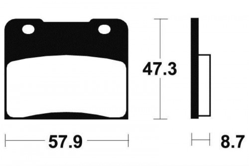 Plaquettes de frein avant SUZUKI RG 250 1985-1987 GAMMA