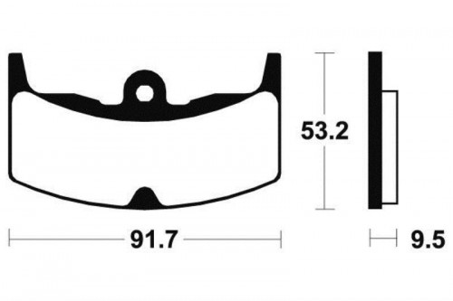 Plaquettes de frein avant HONDA CBX 400 F 1982-1984