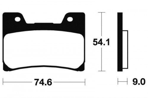 Plaquettes de frein avant YAMAHA FZR 1000 1989-1990