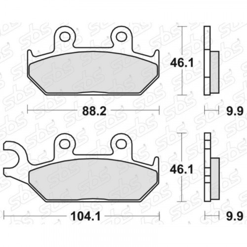 Plaquettes de frein avant YAMAHA XT E 600 1990-1994