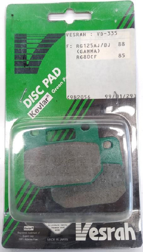 Plaquettes de frein avant SUZUKI RG 125 1985-1991 GAMMA
