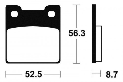 Plaquettes de frein arriere SUZUKI RF 900 R 1994-1998