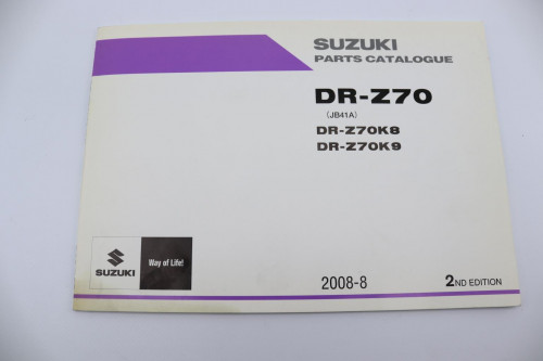 Manuel d'utilisation SUZUKI 70 DR Z 2008 - 2009