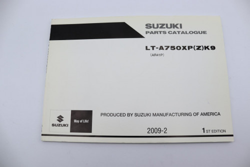 Manuel d'utilisation SUZUKI 750 XP LTA 2009 - 2009