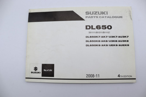 Manuel d'utilisation SUZUKI 650 DL 2007 - 2009