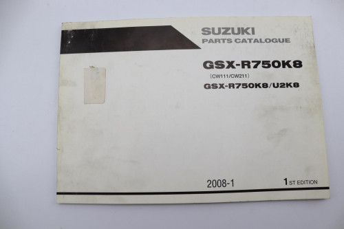 Manuel d'utilisation SUZUKI 750 GSXR 2008 - 2008