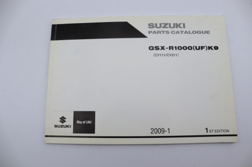 Manuel d'utilisation SUZUKI 1000 GSXR 2009 - 2009