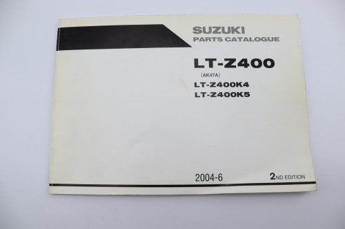 Manuel d'utilisation SUZUKI 400 LT Z 2004 - 2005