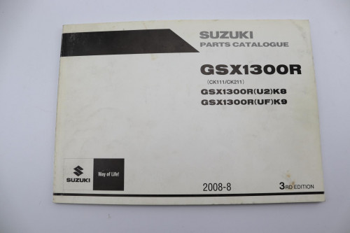 Manuel d'utilisation SUZUKI 1300 GSXR 2008 - 2009