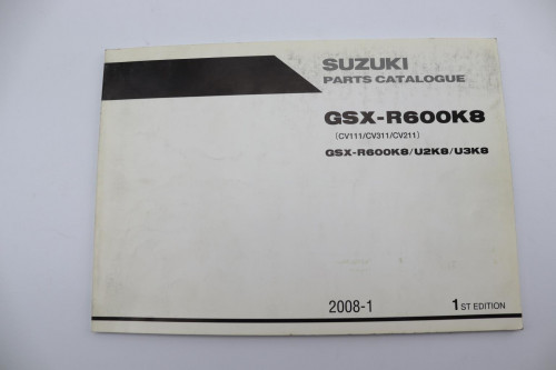 Manuel d'utilisation SUZUKI 600 GSXR 2008 - 2008