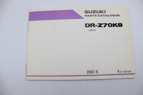 Manuel d'utilisation SUZUKI 70 DR Z 2008 - 2008